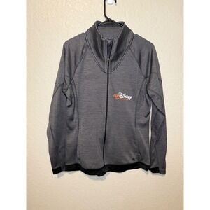 Champion Run Disney Full Zip Jacket Women's Size L Gray Performance Warm CTRL